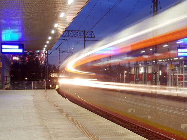 train in station